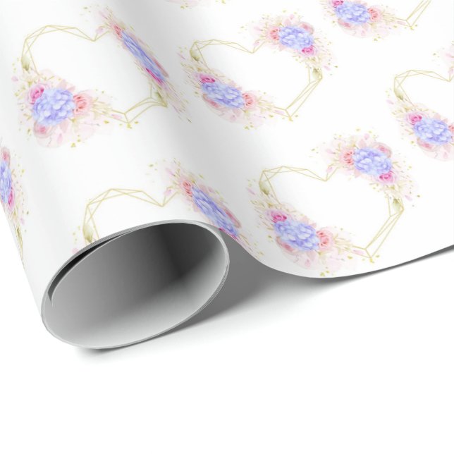 Bröllopspresentpapper Presentpapper (Rullad Hörn)