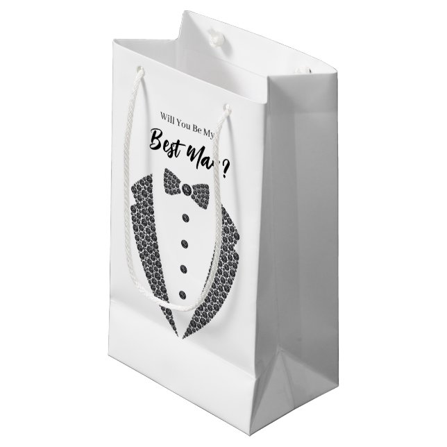 Bröllopspresentväska till best man (Framsidan Vinklad)