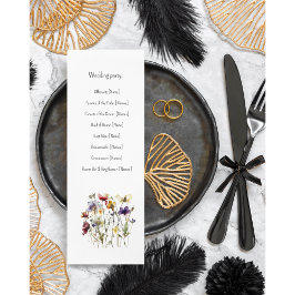 Bröllopsprogram, anpassningsbar