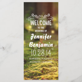 bröllopsprogram för förändrade skogsfiler program