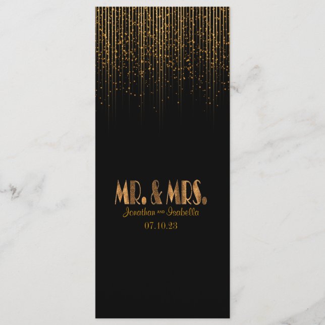 Bröllopsprogram för fotboll program (Framsida)