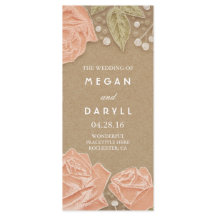 Bröllopsprogram för spädbarns utandning och Rosa r