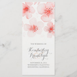 Bröllopsprogram för vattenfri blomning vid botanis program