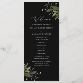 Bröllopsprogram för vild och Grönt Program