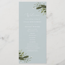 Bröllopsprogram för vild och Grönt Program