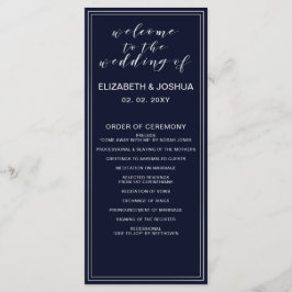 Bröllopsprogram i den klassiska flottan i Silver Program