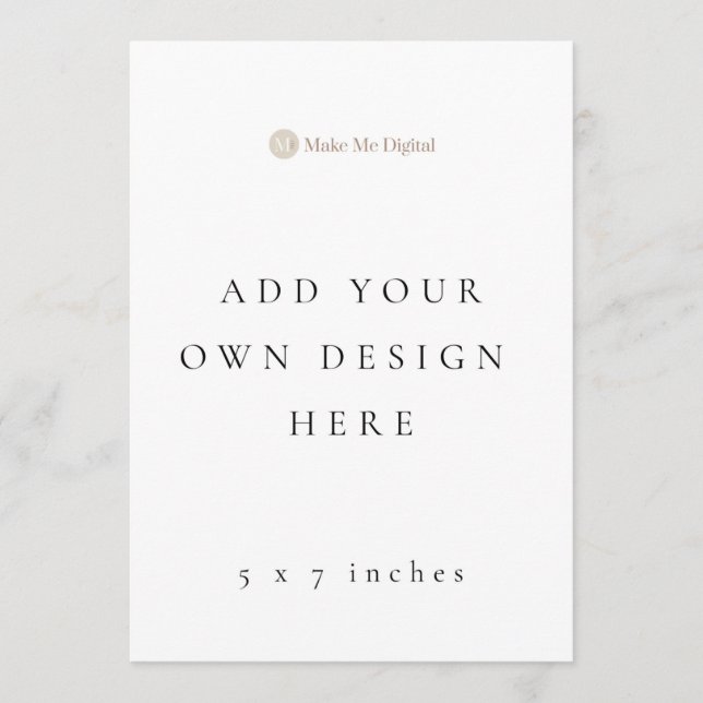 Bröllopsprogram/menyer för dubbla SIDE 5 x 7 tum Meny (Framsida)