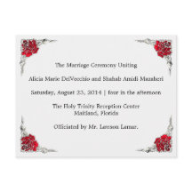 Bröllopsprogram Shalicia