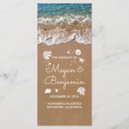 Bröllopsprogrammen Blue Beach Vågar och Sand Program