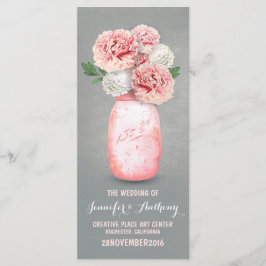 Bröllopsprogrammen burk program