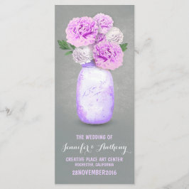 Bröllopsprogrammen burk program