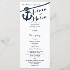 Bröllopsprogrammet Anchor och Rope Program