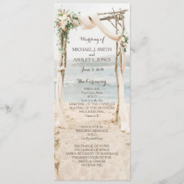 Bröllopsprogrammet Beach Arbour Program