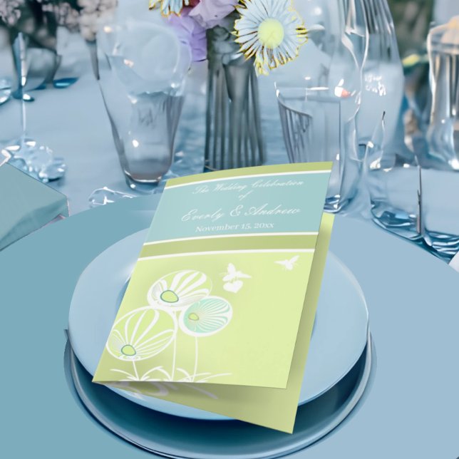 Bröllopsprogrammet Blommor och bin (Skapare uppladdad)