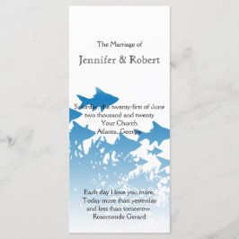 Bröllopsprogrammet Blue Fish and Coral Program