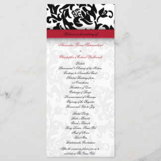 Bröllopsprogrammet Damask Delight Program