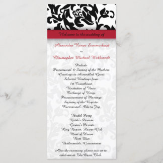 Bröllopsprogrammet Damask Delight Program