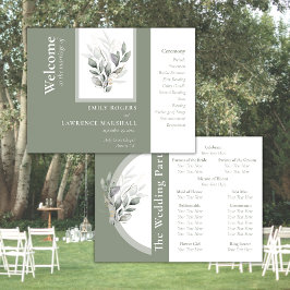 Bröllopsprogrammet Eucalyptus Grönt Program