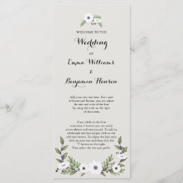 Bröllopsprogrammet Färgat emones Program