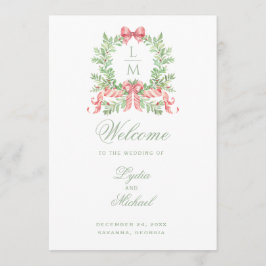 Bröllopsprogrammet "God jul", Monogram Program