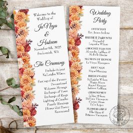 Bröllopsprogrammet HöstBlommigt Program