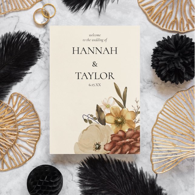 Bröllopsprogrammet Höstfällning för Blommigt under Program (Skapare uppladdad)