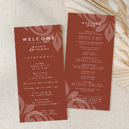 Bröllopsprogrammet LushSienna för slaster med mini