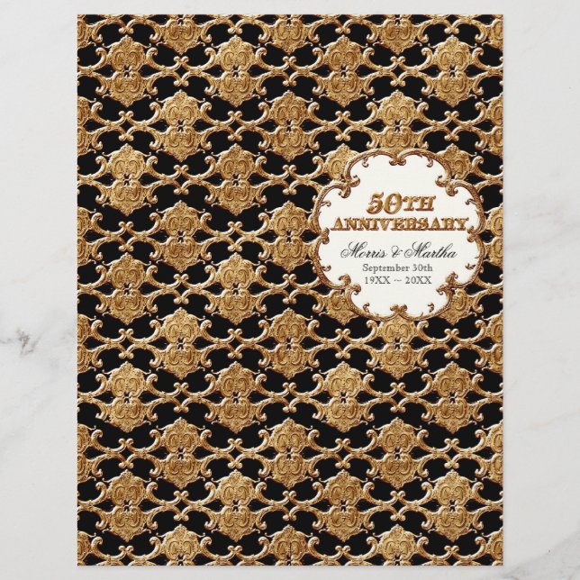 Bröllopsprogrammet Matchning av Elegant för Peacoc (Framsida)