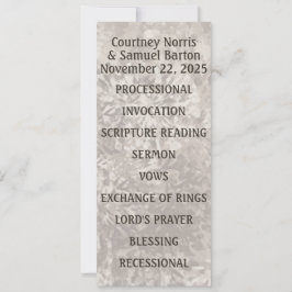 Bröllopsprogrammet Nittio "Sponge-Paediatric"-Neut