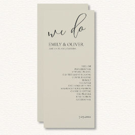 Bröllopsprogrammet Oyster Snäckas