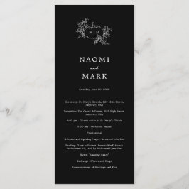 Bröllopsprogrammet Pumpkin Vines Program