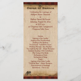 Bröllopsprogrammet Rustic Camping Glamping Nature Program