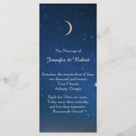 Bröllopsprogrammet Starry Night Program