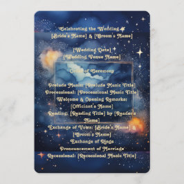 Bröllopsprogrammet Starry Night Program