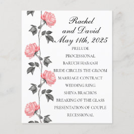 bröllopsprogrammet Tapet Ro 1950