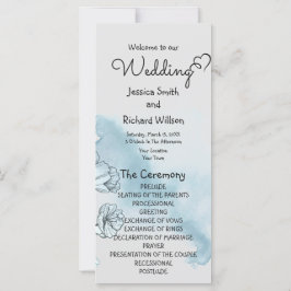 Bröllopsprogrammet Vattenfärg