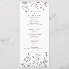 Bröllopsprogrammet Wildblomma Program