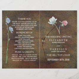 Bröllopsprogrammet WildblomOak Wood