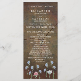 Bröllopsprogrammet WildblomOak Wood Program