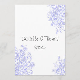 Bröllopsråd, Lavendelblommor Kommentar Rådkort