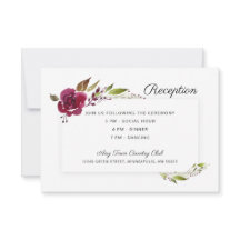 Bröllopsrecept för burgundsblommor