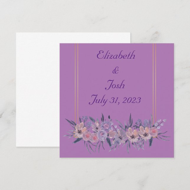 Bröllopsreception Övning Vin Elegant Inbjudningar (Fram/baksida)