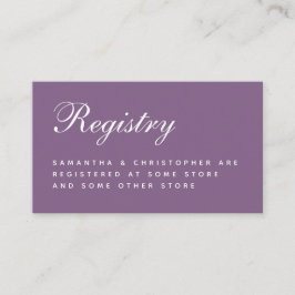 Bröllopsregister Dammtorrosa Enkel Skrift Tilläggskort