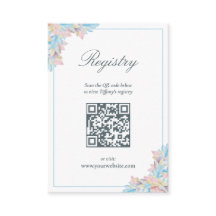 Bröllopsregistrering Höstkärlek Blå Pumpa Bröllops