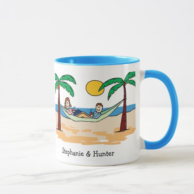 Bröllopsresan kopplar ihop - mugg (Höger)