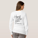 Bröllopsresavibesen skrivar textbröllop t shirt<br><div class="desc">Fira smekmånad Vibesdesignen. Modernt skriva text räcker märkt design för att göra din bröllopsresaextrasakkunnig. Det perfekta gåvabröllop för dig snart som är att gifta sig vän eller precis en fest för dig. Del av en samling.</div>