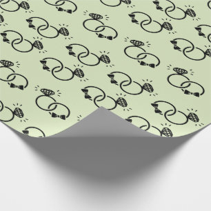 Bröllopsringar för förlovningspresenter Pastell Sö Presentpapper