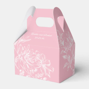Bröllopsruta för Blommigt av Rosa Elegant Presentaskar