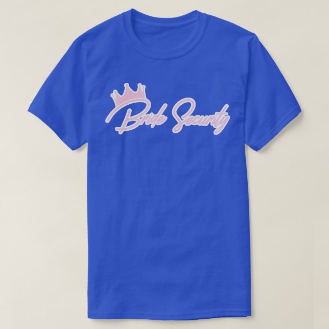 Bröllopssäkerhet Brudvakt JGA Tjejkväll 2 T Shirt (Design framsida)