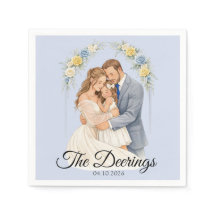 Bröllopsservett i papper